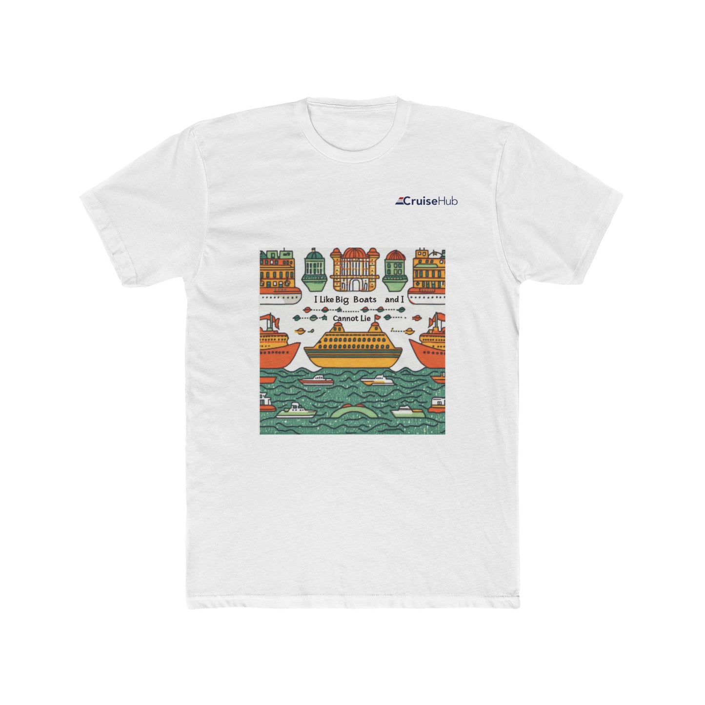 I Love Big Boats Unisex Cotton Crew Tee - Perfect for Cruise Enthusiasts
