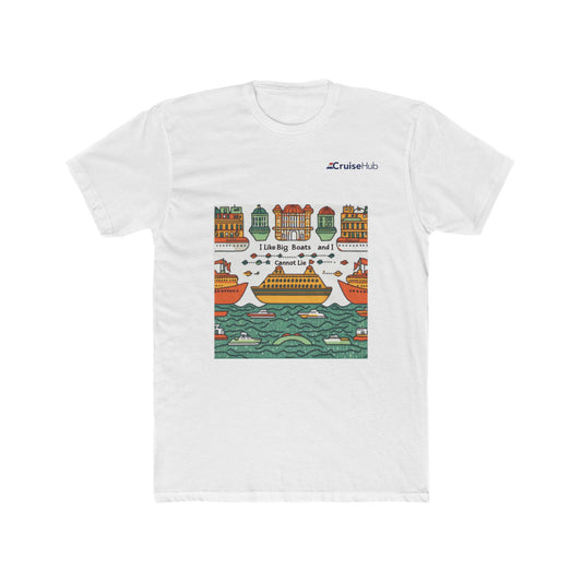 I Love Big Boats Unisex Cotton Crew Tee - Perfect for Cruise Enthusiasts