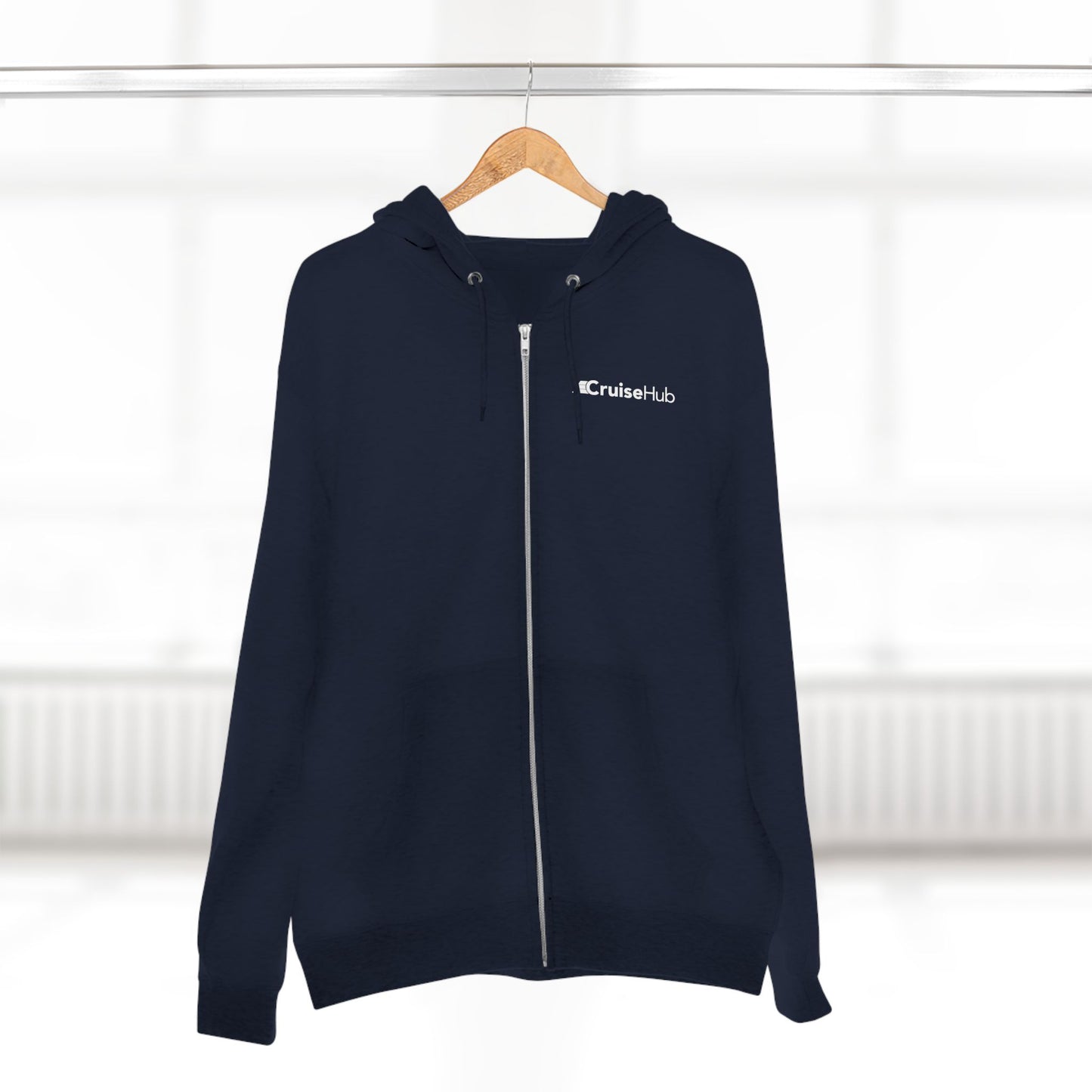 CruiseHub Unisex Zip Hoodie - Cozy Travel Style for Adventures