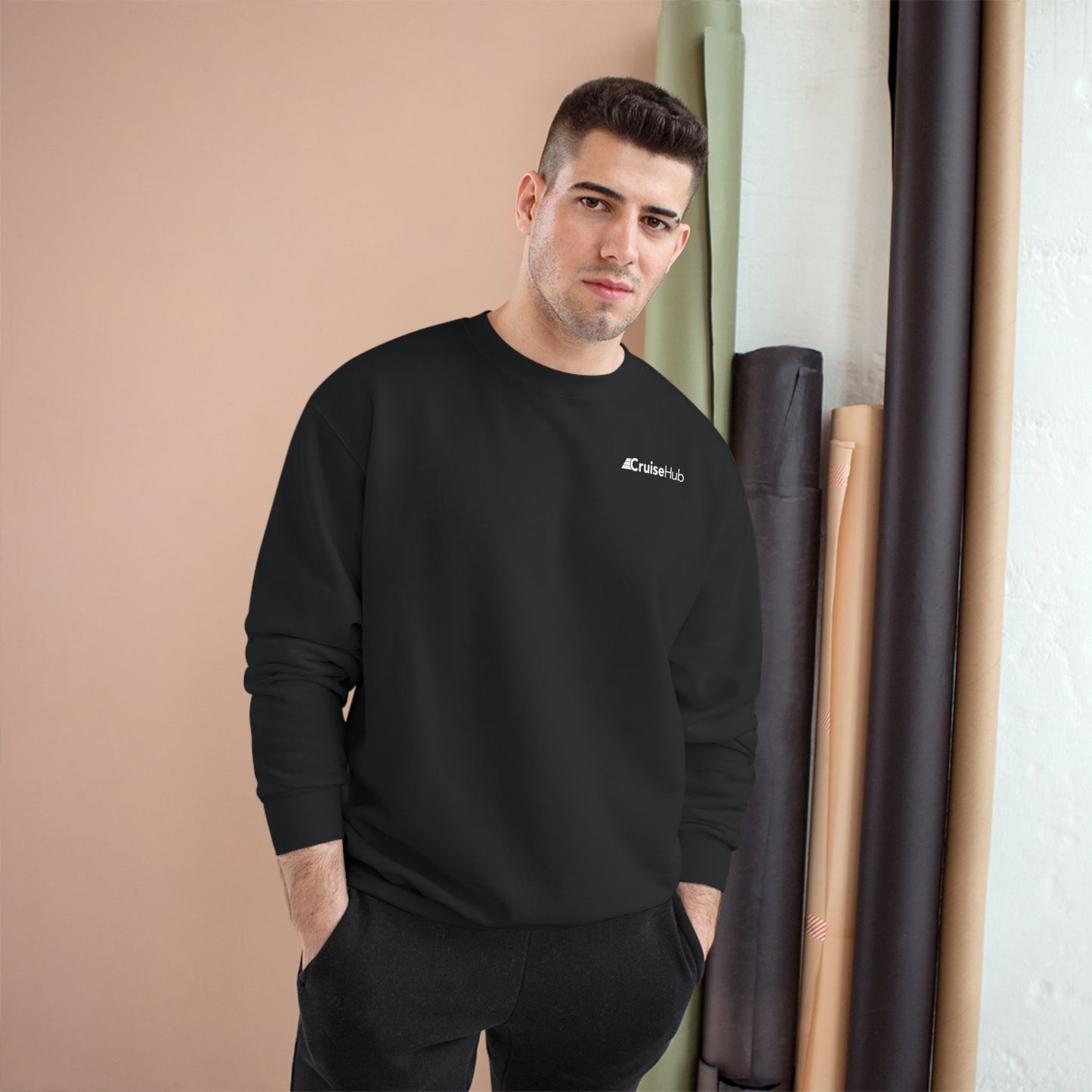 CruiseHub Champion Sweatshirt | Comfortable Crewneck for Travel Enthusiasts