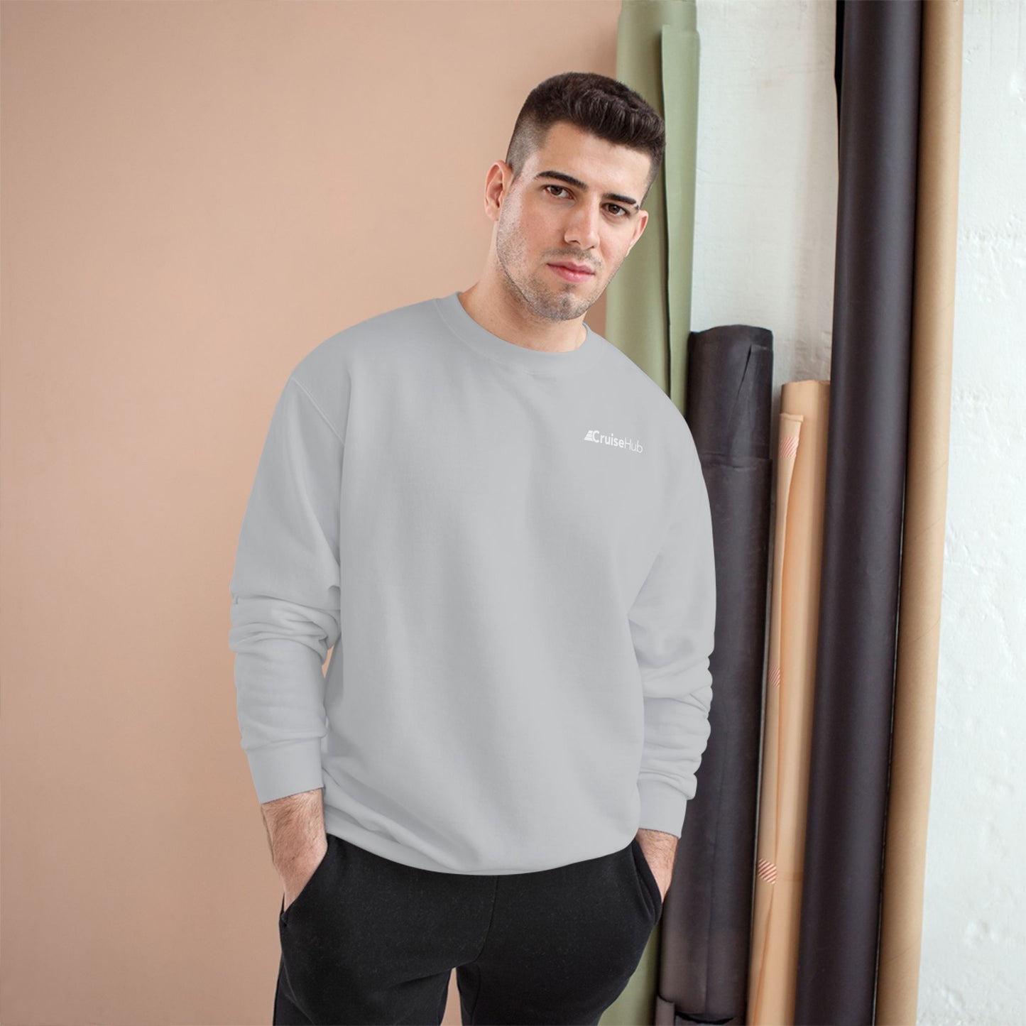 CruiseHub Champion Sweatshirt | Comfortable Crewneck for Travel Enthusiasts